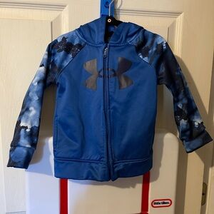 Under Armour Kids Blue and Black Rashguard